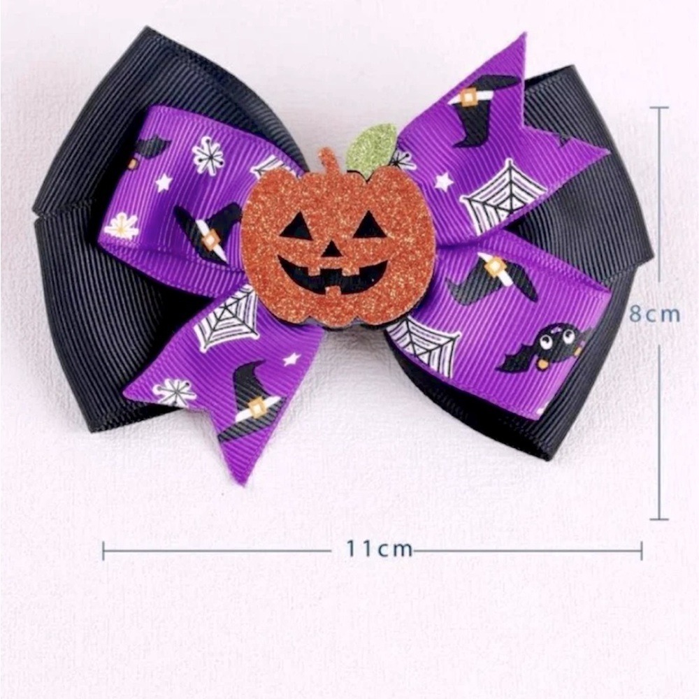 NWT Halloween Pumpkin Bow for Hair